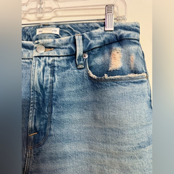 Good American Classic High-Rise Slim Fit Indigo 357 Women's Jeans Size 6/28 - Picture 2 of 6